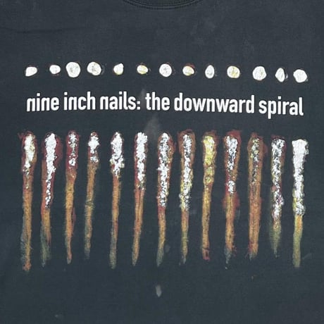 NINE INCH NAILS Y2K THE DOWNWARD SPIRAL GILDAN LARGE 5326
