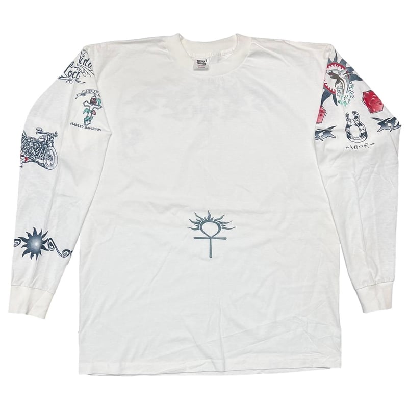 DENNIS RODMAN TATTOO LS WHITE XL 0302 | greatLA