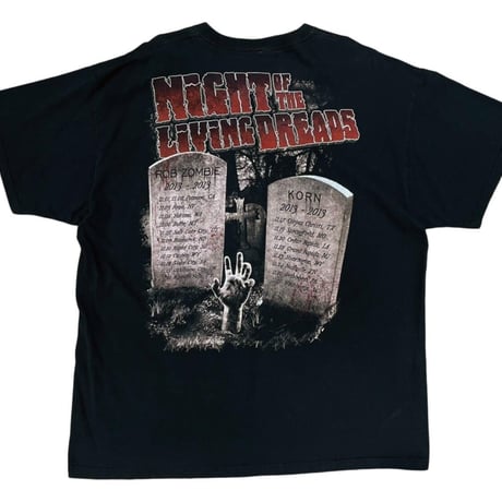 ROB ZOMBIE KORN NIGHT OF THE LIVING DREADS FIT LIKE XL 1175
