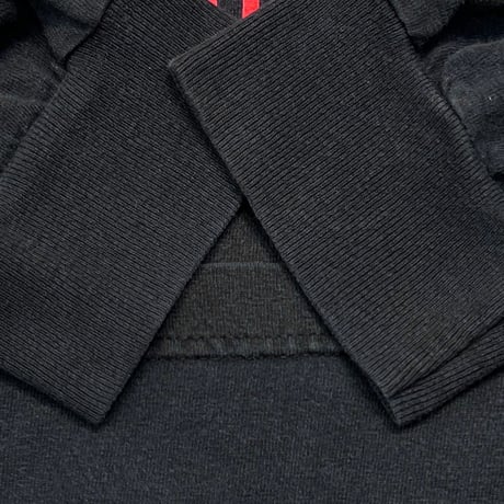 WEST COAST CHOPPERS IRON CROSS LONG BEACH LA SLEEVE FLAME&SKULL LS BLACK RED ALSTYLE XL 5936