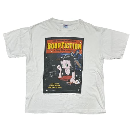 BETTY BOOP 1995 BOOP FICTION PILP FICTION PARODY WHITE XL 0279