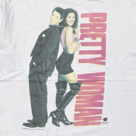 PRETTY WOMAN MOVIE PROMO BIG PRINT WHITE FITS XL 1397