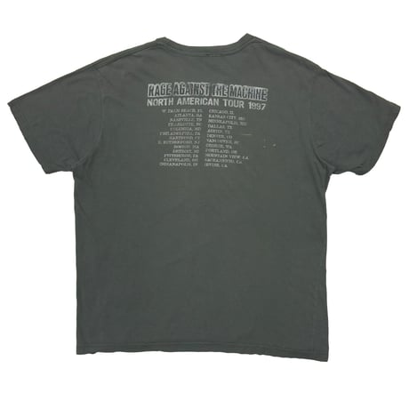 RAGE AGAINST THE MACHINE NORTH AMERICAN TOUR 1997 GIANT FITS LARGE 7261