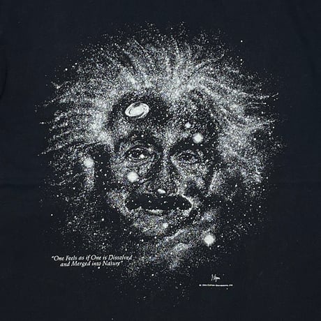 ALBERT EINSTEIN 1993 SPACE ONE FEELS AS IF ONE IS DISSOLVED AND MERGED INTO NATURE MEDIUM 5409