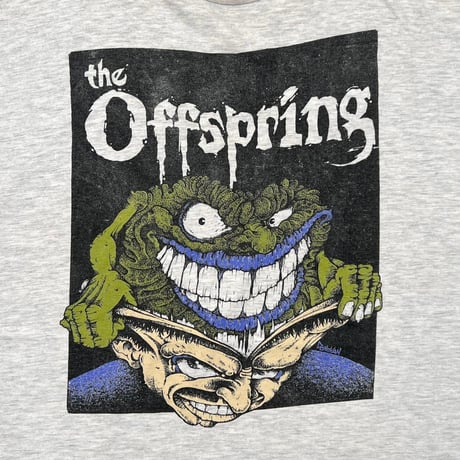 THE OFFSPRING DOUBLESIDE ASH GREY HANES XL 1000