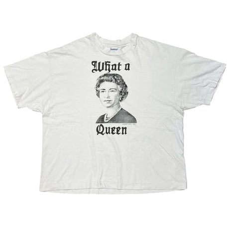 DON'T PANIC WHAT A QUEEN WHITE HANES XL 4247