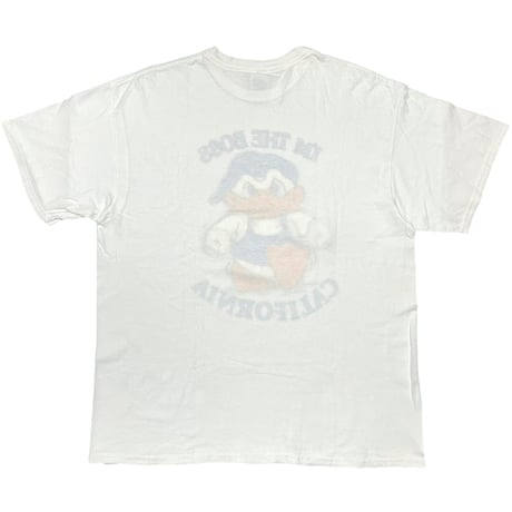 DISNEY VINTAGE DONALD DUCK I'M THE BOSS CALIFORNIA WHITE DELTA XL 3300