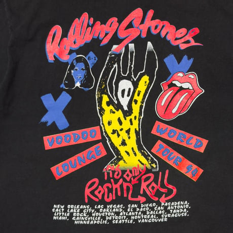 THE ROLLING STONES 1994 RIP & TONGUE VOODOO LOUNGE BOOTLEG FITS XL 4590