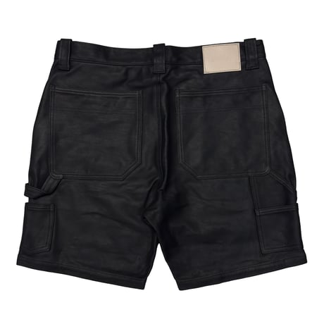 greatLAnd ORIGINAL BADBOY HORSE LEATHER SHORTS BLACK