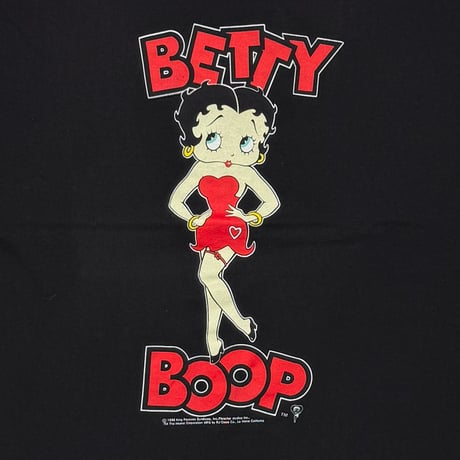BETTY BOOP 1996 LINK PRINT BLACK FITS XL 5579
