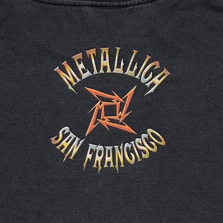 METALLICA 2001 SAN FRANCISCO FLAME LS ALSTYLE LARGE 7528