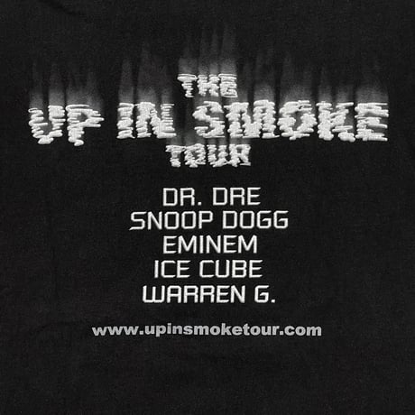 THE UP IN SMOKE TOUR DR.DRE SNOOP DOGG EMINEM ICE CUBE WARREN G. BLACK DELTA LARGE 9413