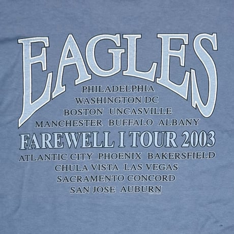EAGLES FAREWELL I TOUR 2003 SLATE GILDAN LARGE 5239