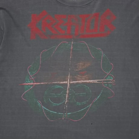 KREATOR 1990 TOUR TORTURE OVER EUROPE FADED BLACK XL 4271