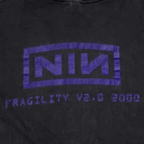 NINE INCH NAILS FRAGILITY V2.0 2000 BOX LOGO UPSTAGING LS HANES LARGE 5495