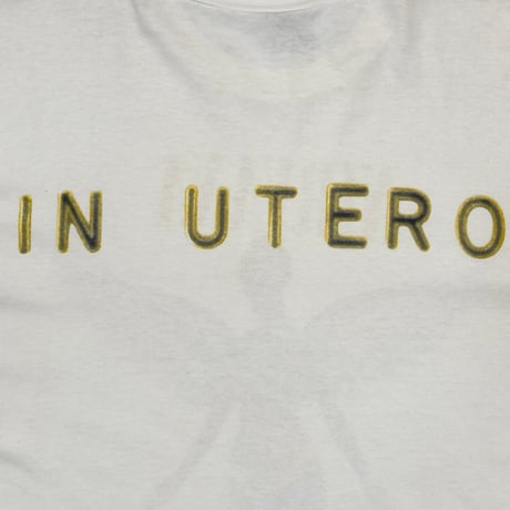 NIRVANA IN UTERO 1993 WHITE TOP HEAVY XL 8289