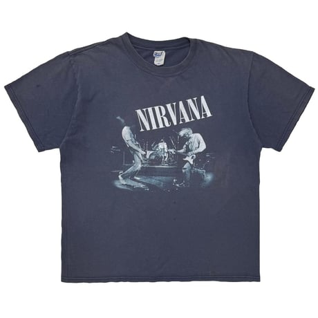 NIRVANA Y2K FROM THE MUDDY BANKS FADED NAVY ANVIL XL 2819