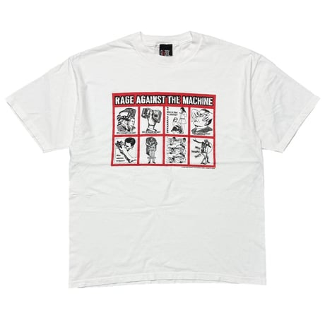 RAGE AGAINST THE MACHINE 1999 BARBARA KRUGER WHITE GIANT XL 8640