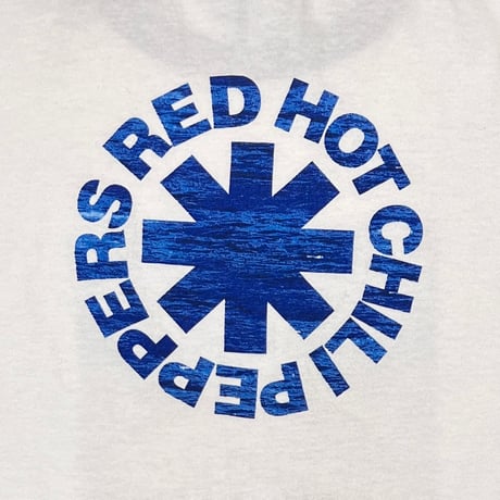 RED HOT CHILI PEPPERS CALIFORNICATION 1999 RINGER WHITE NAVY LARGE 1492