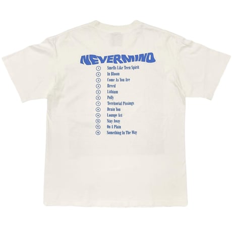 NIRVANA 1992 NEVERMIND WHITE GIANT BY TEE JAYS LARGE 9607