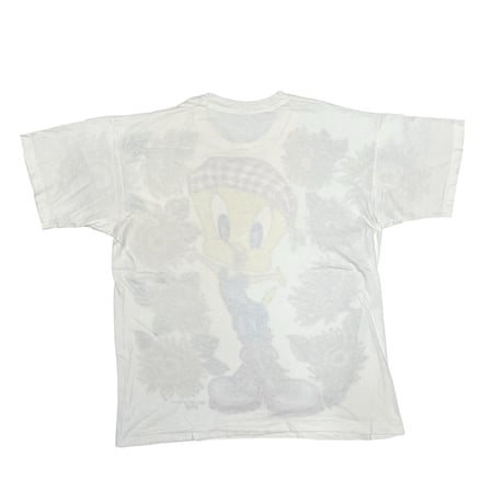 LOONEY TUNES TWEETY 1995 SUN FLOWER OVP TEE FITS XL 9443