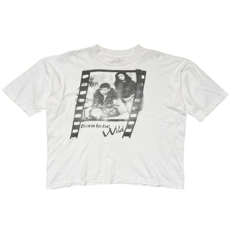 OLD & VINTAGE BORN TO BE WILD PORTRAIT WHITE FITS XL 6634
