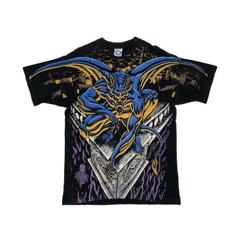 LIQUID BLUE GARGOYLE TEE 1995  LARGE 6536
