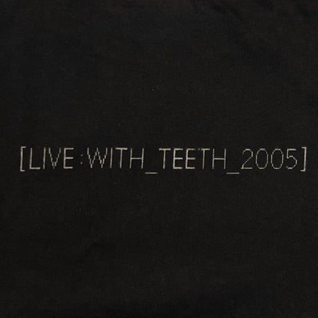NINE INCH NAILS NIN BOX LOGO LIVE WITH TEETH 2005 DIAMOND STAR MEDIUM 5364