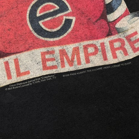 RAGE AGAINST THE MACHINE EVIL EMPIRE GIANT BY TULTEX XL 8441