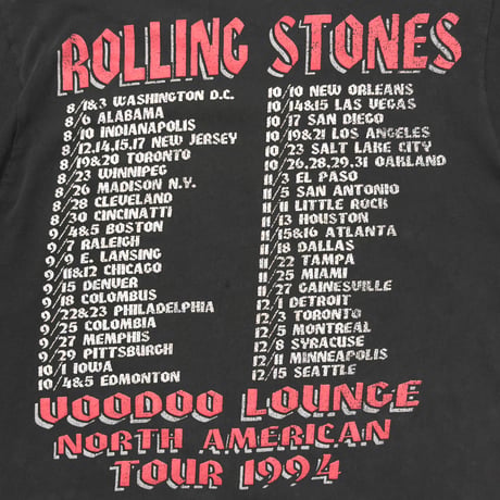 ROLLING STONES BIG SPIKE TONGUE VOODOO LOUNGE BOOTLEG XL 0641