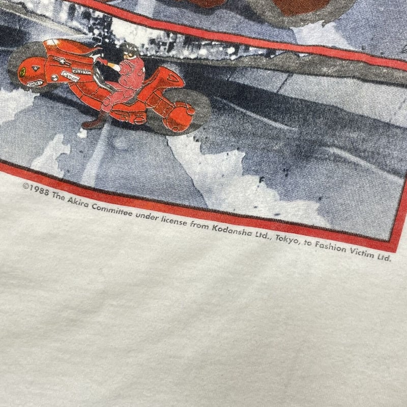 AKIRA 1988 KANEDA BIKE TEE WHITE FRUIT OF THE L