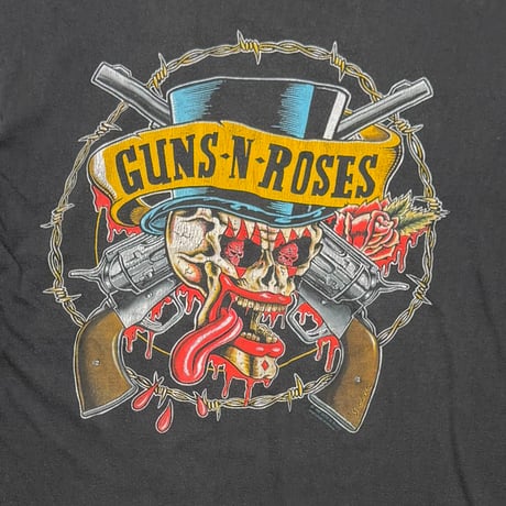 GUNS N' ROSES 1990 SKULL HAT GUN EURO LARGE 3782