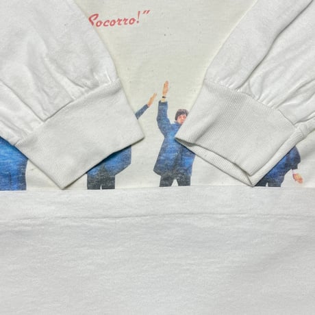THE BEATLES HELP! JACKET DESIGN LS WHITE FRUIT OF THE LOOM LARGE 3004