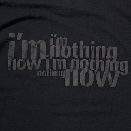 NINE INCH NAILS NOW I'M NOTHING BLACK 3D PRINT ALL SPORT XL 4721