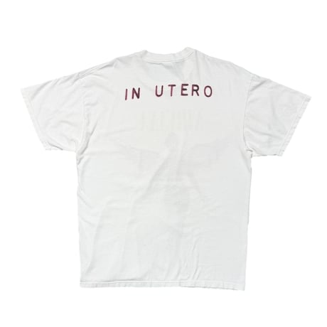 NIRVANA 1993 IN UTERO WHITE DELTA XL 0006