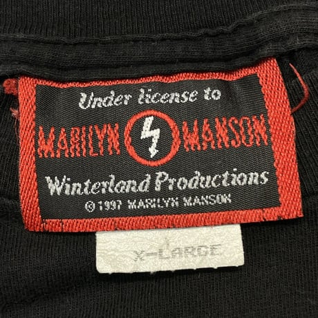 MARILYN MANSON MIDDLE FINGERS MARILYN MANSON TAG XL 2129