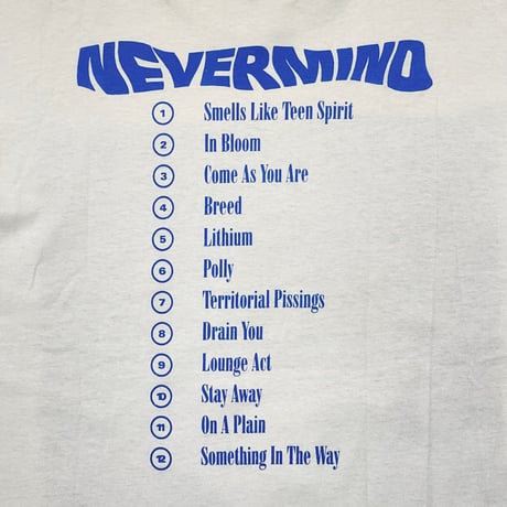 NIRVANA 1992 NEVERMIND TOUCH OF GOLD XL 8360
