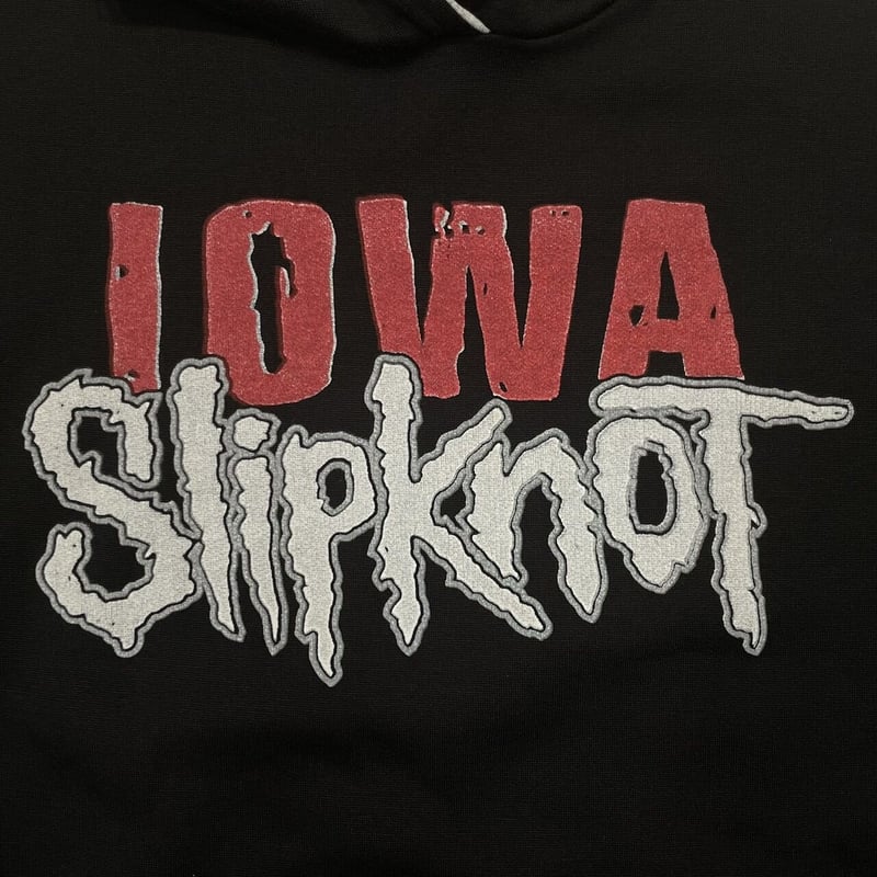 01年イタリア製 SlipKnot パーカー ブラック IOWA バンド ユーロ 01年イタリア製 SlipKnot パーカー ブラック IOWA バンド ユーロ