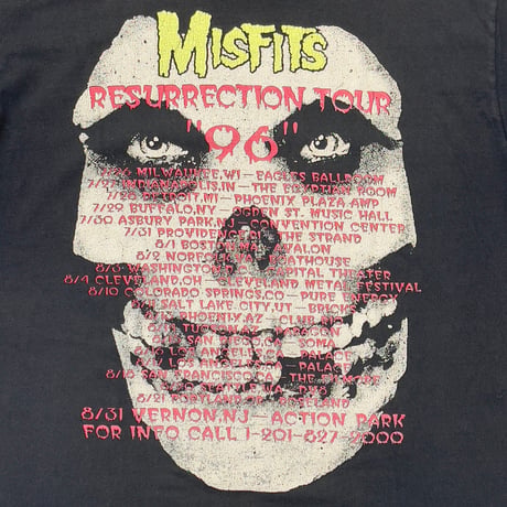 MISFITS 1996 RESURRECTION FRUIT OF THE LOOM XL 6550