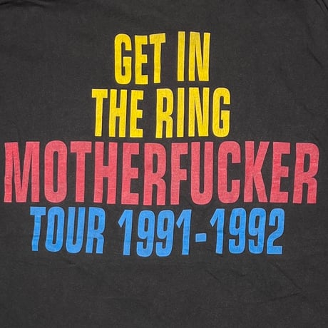 GUNS N' ROSES GET IN THE RING MOTHERFUCKER 91-92 BROCKUM LARGE 2279