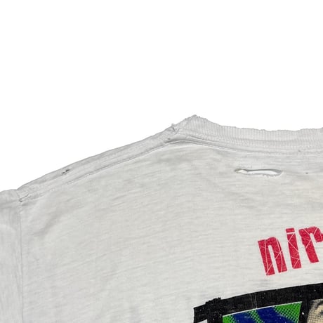 NIRVANA IN CONCERT 1993 IN UTERO BOOTLEG WHITE FITS LARGE 4343