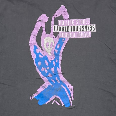 THE ROLLING STONES PURPLE SPIKE TONGUE VOODOO LOUNGE 94/95 EURO FITS XL 1995
