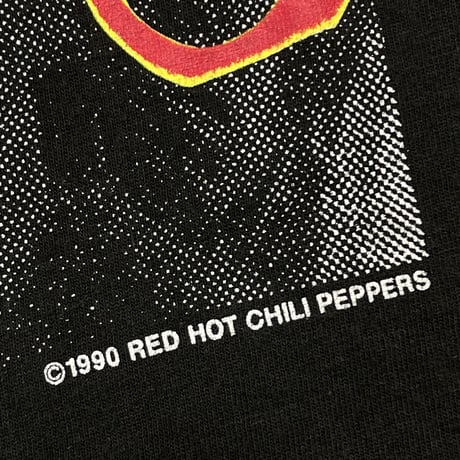 RED HOT CHILI PEPPERS 1990 CURVING LOGO MEMBER PORTRAIT TEE GIANT XL 8654