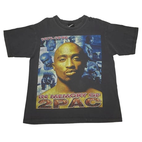 2PAC IN MEMORY OF 2PAC RAP TEE Spender's LARGE 4968