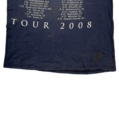 Slipknot ALL HOPE IS GONE TOUR 2008 FRUIT OF THE LOOM MEDIUM 7627