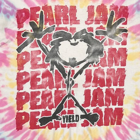 PEARL JAM YIELD '98 TOUR TIE DYE DELTA XL 1748