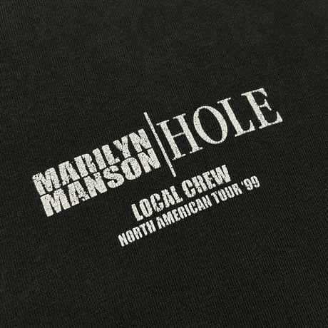 MARILYN MANSON x HOLE NORTH AMERICAN TOUR 1999 LOCAL CREW WINTERLAND XL 6728