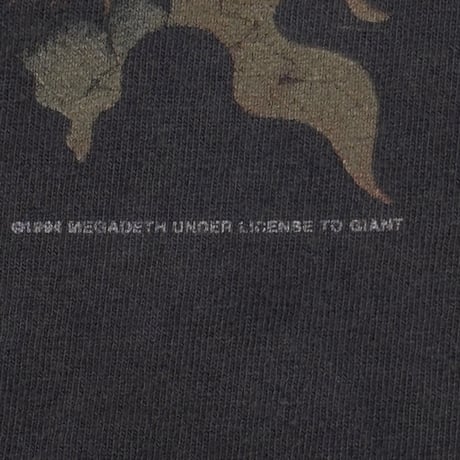 MEGADETH YOUTHANASIS WORLD TOUR 1995 SOFTEE XL 6270