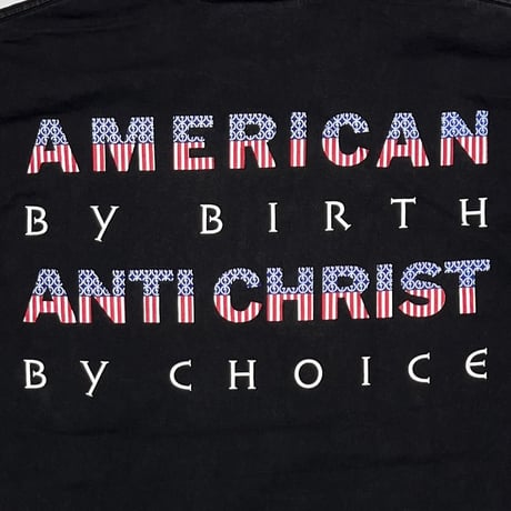 MARILYN MANSON AMERICAN BY BIRTH ANTICHRIST SUPERSTAR MANSON TAG LARGE 9713