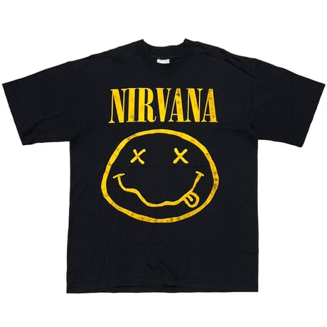NIRVANA BIG SMILE NEVERMIND BOOTLEG BLACK FITS LARGE 4639